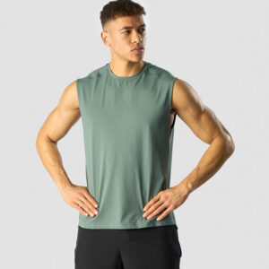 sleeveless-t-shirt-sea-green