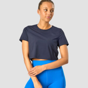 training-cropped-t-shirt-navy